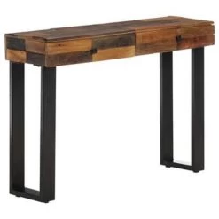 VidaXL Wandtafel 110x30x76 Cm Massief Gerecycled Hout -Vidaxl 0151cd3e38c543269b2a05e3698eaa3e