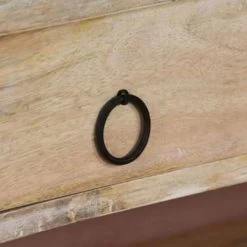 VidaXL Schrijftafel 110x50x96 Cm Massief Mangohout En Staal -Vidaxl 068f3fe28fc4433e9fd007aaf32255f9