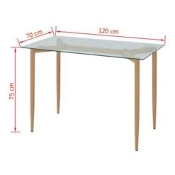 VidaXL Eettafel 118x68x75 Cm -Vidaxl 0acbc117916b471781b2001562775e7f