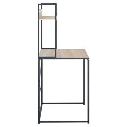 VidaXL Computerbureau 110x60x138 Cm Spaanplaat Zwart En Eikenkleurig -Vidaxl 0c60c5136e894893928814811ee3b2a9