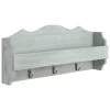 VidaXL Wandkapstok 50x10x23 Cm Hout Groen