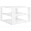 VidaXL Salontafel 60x60x40 Cm Bewerkt Hout Wit