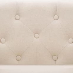 VidaXL Fauteuil Stof Beige -Vidaxl 1000043951 0102