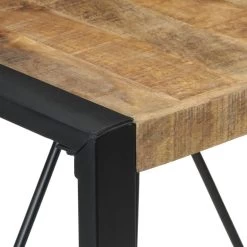 VidaXL Eettafel 80x80x75 Cm Ruw Mangohout -Vidaxl 1000050120 0103