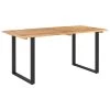 VidaXL Eettafel 154x80x76 Cm Massief Acaciahout