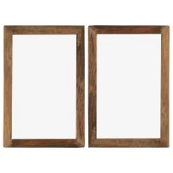 VidaXL Fotolijsten 2 St 50x70 Cm Massief Gerecycled Hout En Glas