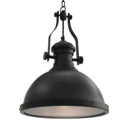 VidaXL Plafondlamp Rond E27 Zwart