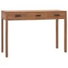VidaXL Bureau 110x40x75 Cm Massief Teakhout