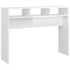 VidaXL Wandtafel 105x30x80 Cm Spaanplaat Hoogglans Wit