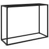 VidaXL Wandtafel 100x35x75 Cm Gehard Glas Zwart
