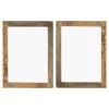 VidaXL Fotolijsten 2 St 50x60 Cm Massief Gerecycled Hout En Glas