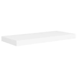 VidaXL Wandschappen Zwevend 2 St 60x23,5x3,8 Cm MDF Wit -Vidaxl 1000086991 0102