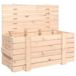 VidaXL Opbergbox 91x40,5x42 Cm Massief Grenenhout