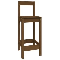 VidaXL 5-delige Barset Massief Grenenhout Honingbruin -Vidaxl 1000092791 0103