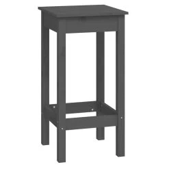 VidaXL 9-delige Barset Massief Grenenhout Grijs -Vidaxl 1000092795 0103