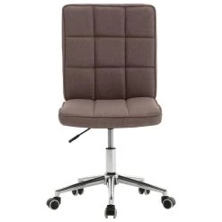 VidaXL Eetkamerstoelen Draaibaar 2 St Stof Taupe 7 VidaXL Eetkamerstoelen Draaibaar 2 St Stof Taupe -Vidaxl 1153346638 0103