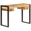 VidaXL Bureau Met 2 Lades 110x50x77 Cm Massief Mangohout