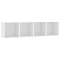 VidaXL Boekenkast/tv-meubel 143x30x36 Cm Wit