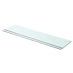 VidaXL Schappen 2 St 90x20 Cm Glas Transparant