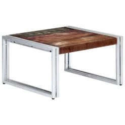 VidaXL Salontafel 60x60x35 Cm Massief Gerecycled Hout