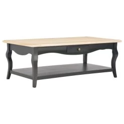 VidaXL Salontafel 110x60x40 Cm MDF Zwart