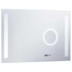 VidaXL Badkamerspiegel LED Met Aanraaksensor 100x60 Cm -Vidaxl 1316988611 0103