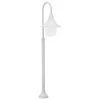 VidaXL Paalverlichting Tuin E27 120 Cm Aluminium Wit
