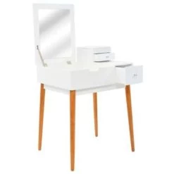 VidaXL Kaptafel Met Spiegel 60x50x86 Cm MDF