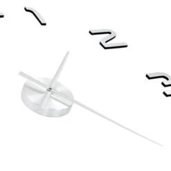 VidaXL 3D-wandklok 100 Cm XXL Modern Zilverkleurig 7 VidaXL 3D-wandklok 100 Cm XXL Modern Zilverkleurig -Vidaxl 1332217993 0103