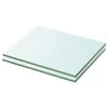 VidaXL Schappen 2 St 20x20 Cm Glas Transparant