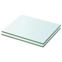 VidaXL Schappen 2 St 20x20 Cm Glas Transparant