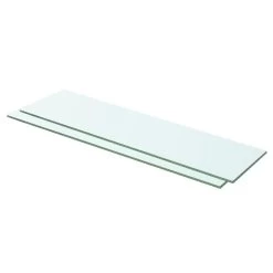 VidaXL Schappen 2 St 60x12 Cm Glas Transparant