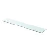 VidaXL Wandschap Transparant 90x15 Cm Glas