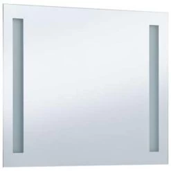 VidaXL Badkamerspiegel LED 80x60 Cm -Vidaxl 1382578573 0102