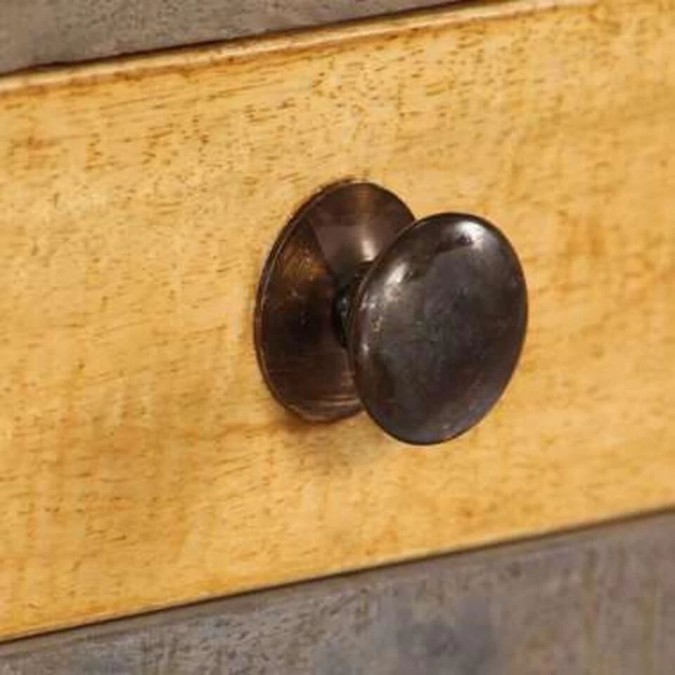 VidaXL Wandtafel Vintage Stijl 118x30x80 Cm Massief Hout 2 VidaXL Wandtafel Vintage Stijl 118x30x80 Cm Massief Hout - Afbeelding 2