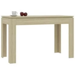 VidaXL Eettafel 120x60x76 Cm Bewerkt Hout Sonoma Eikenkleurig -Vidaxl 13a7e9d4b7c140c9880f71a8f2d7260b