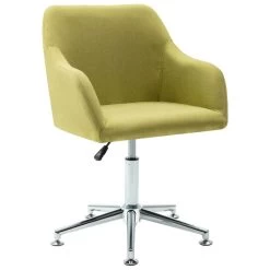 VidaXL Eetkamerstoelen Draaibaar 2 St Stof Groen -Vidaxl 148157d5736847ae9b1e0da17c193d01