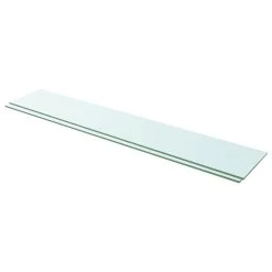 VidaXL Schappen 2 St 110x20 Cm Glas Transparant