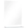VidaXL Wandspiegel Met Schap 50x60 Cm Gehard Glas