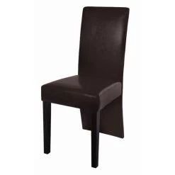 VidaXL Eetkamerstoelen 2 St Kunstleer Donkerbruin -Vidaxl 1540624400 0102