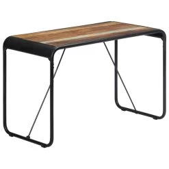 VidaXL Eettafel 118x60x76 Cm Massief Gerecycled Hout