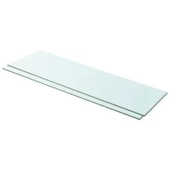 VidaXL Schappen 2 St 100x30 Cm Glas Transparant