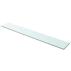VidaXL Wandschap Transparant 100x15 Cm Glas