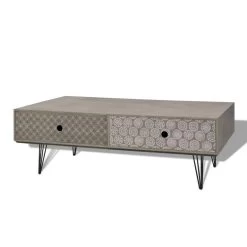 VidaXL Salontafel 100x60x35 Cm Grijs