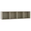 VidaXL Boekenkast/tv-meubel 143x30x36 Cm Sonoma Eikenkleurig