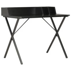 VidaXL Bureau 80x50x84 Cm Zwart