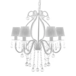 VidaXL Kroonluchter Met 2300 Kristallen Wit