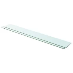 VidaXL Schappen 2 St 110x15 Cm Glas Transparant