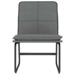 VidaXL Loungestoel 54x75x76 Cm Kunstleer Grijs -Vidaxl 176fd91ad96842018379753c928a5dd9