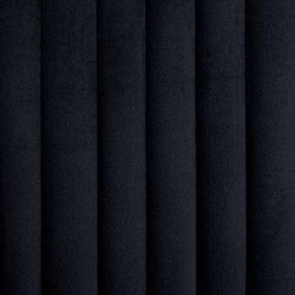 VidaXL Eetkamerstoelen 2 St Fluweel Zwart 2 VidaXL Eetkamerstoelen 2 St Fluweel Zwart - Afbeelding 2